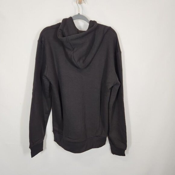 NWT Le Breve Plus overhead hoodie in black Size large - Picture 4 of 8